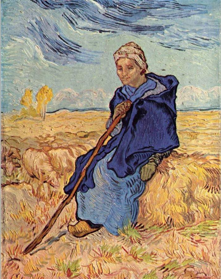 Vincent van Gogh The shepherdess